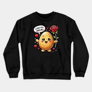 I love you darling-valentine Crewneck Sweatshirt